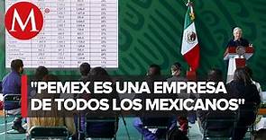 Invertir en Pemex es fortalecer la hacienda pública: AMLO