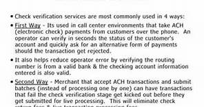 Check Verification : How to Verify funds and Bank Routing Numbers