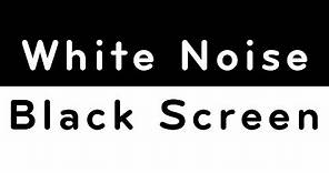 White Noise Black Screen | Sleep, Study, Focus | 10 Hours