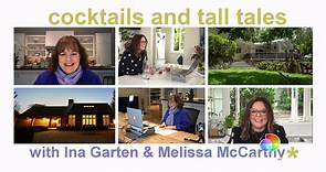 #CocktailsAndTallTales with Ina Garten and Melissa McCarthy