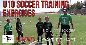 Soccer Concept Training: Passing and Movement Exercises - U10 Players