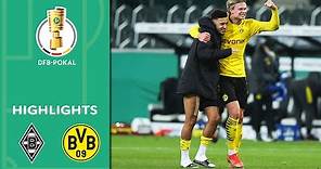Sancho with the Winner! Borussia M'gladbach vs. Dortmund 0-1 | Highlights | DFB-Pokal Quarter Finals