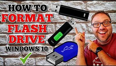 How to Format a Flash Drive Windows 10 | USB Thumb Drive | FAT32