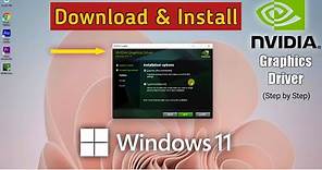 How to Download and Install NVIDIA Graphics Driver in Windows 11