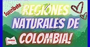 Aprende REGIONES NATURALES DE COLOMBIA con sus respectivos DEPARTAMENTOS que conforman cada REGIÓN🌈