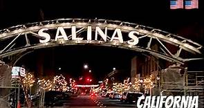 ASÍ ES EL DOWNTOWN DE SALINAS CALIFORNIA DE NOCHE 🇺🇸#salinas #california #usa