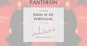 John IV of Portugal Biography - King of Portugal from 1640 to 1656