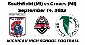 Birmingham Groves vs Southfield - Michigan High School Football - Full Game Highlights