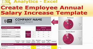 How to Create Employee Annual Salary Increase Template - Excel for HR
