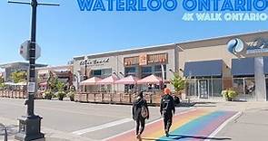 Waterloo Ontario Downtown (September 2021): 4K Slow Walk Toronto & Ontario, Canada
