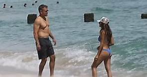 Matt Damon and wife Luciana Barroso soak up the sun in Miami