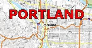 map of Portland Oregon