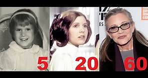 Carrie Fisher from 0 to 60 years old