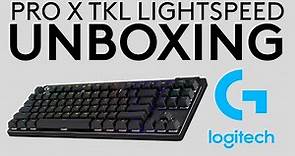Logitech G PRO X TKL LIGHTSPEED Wireless Keyboard UNBOXING