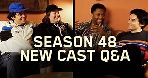 Season 48 New Cast Q&A - SNL