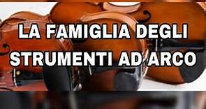 Speciale strumenti ad arco - violino viola violoncello contrabbasso - Famiglia degli archi