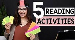 Five Reading Activities to Increase Engagement and Rigor | The Lettered Classroom