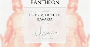 Louis V, Duke of Bavaria Biography | Pantheon