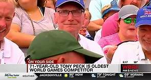 71-year-old Tony Peck is oldest World Games competitor