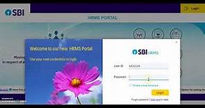State Bank of India Staff and Pensioners Online HRMS Login Portal