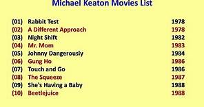 Michael Keaton Movies List