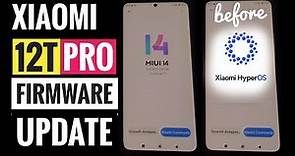 [How to] Xiaomi 12T PRO Firmware Update 🔥 MIUI 14.0.18.0 (TLFEUXM) Official Global💥 Before HyperOS