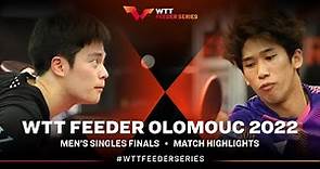 Cho Seungmin vs Maharu Yoshimura | MS Final | WTT Feeder Olomouc 2022