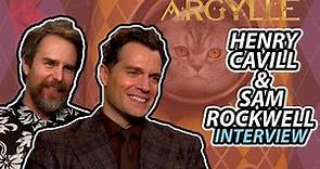 Henry Cavill & Sam Rockwell interview "Argylle"