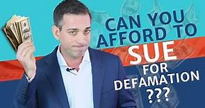 How Much Does a Defamation Lawsuit Cost? Cost to Sue For Defamation