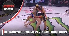 Cris Cyborg vs. Cat Zingano Highlights | Bellator 300 | ESPN MMA