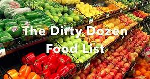 2019 Dirty Dozen Food List - "Bad Fruits & Veggies"