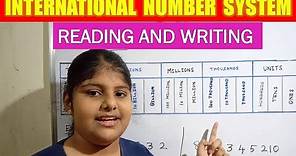 International number system - number system - how to read and write international number system
