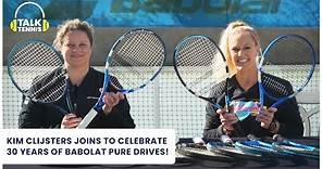 Kim Clijsters Talks All Things Babolat Pure Drive Racquets | Talk Tennis Podcast