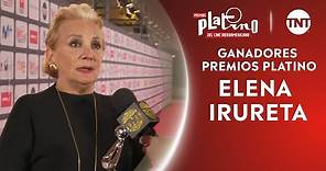 Entrevista a Elena Irureta en la alfombra roja de los Premios Platino 2021® |#PremiosPlatinoTNT