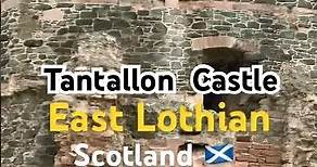 Tantallon Castle - Scotland North Berwick #travel #scotland #castle #uk