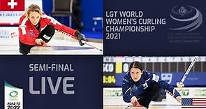 Switzerland v United States - Semi-final - LGT World Women's Curling Championship 2021