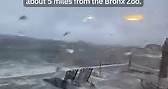 A major storm system that hit the Northeast caused some coastal flooding in the far northeast Bronx in New York. | The Weather Channel