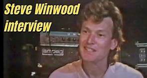 Steve Winwood - interview 1987