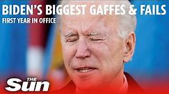 Biden’s biggest gaffes and failures after one year in office