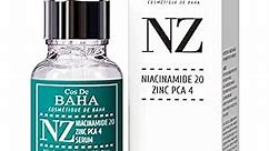 Niacinamide 20% + Zinc PCA 4% Serum for Face, Pore Reducer, Uneven Skin Tone Treatment, Diminishes Acne Prone, Skin Balancing Pore Reducing, Restores Elasticity, 1 Fl Oz