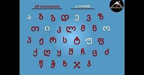 The Georgian Alphabet and Pronunciation Rules