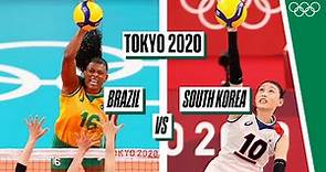 🇧🇷 🆚 🇰🇷 - Full Women's Volleyball Semifinal at Tokyo 2020 🏐