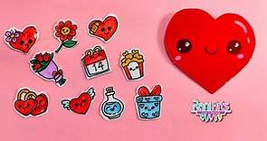 Haz STICKERS de amor fáciles - DIY Love Stickers ♥