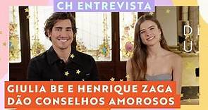 Depois do Universo: Giulia Be e Henrique Zaga dão conselhos amorosos