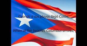 Puerto Rican National Anthems - "La Borinqueña" (ES/EN)