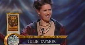 Julie Taymor's History Tony Award Win