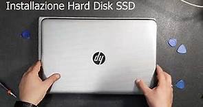 Montaggio Hard Disk SSD su Portatile HP