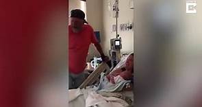 Grandfather's Adorable Reaction To First Grandson