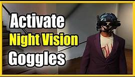 How to Activate Night Vision or Thermal Goggles in GTA 5 Online (Fast Method!)