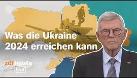 Szenarien für das dritte Jahr im Krieg: Ukraine-Ausblick mit Ex-Nato-General Ramms | ZDFheute live